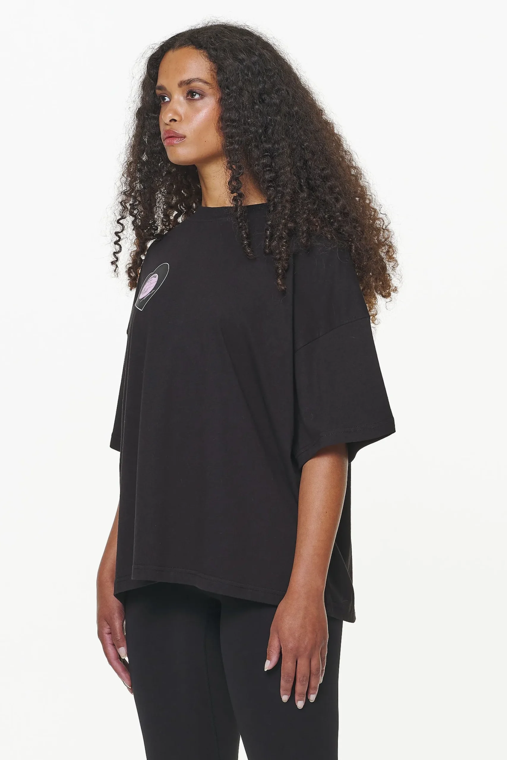 Pegador Tees|Drury Heavy Oversized Tee Black
