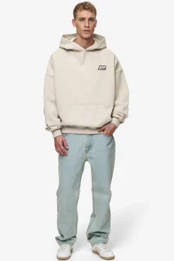 Pegador Hoodies|Duan Boxy Hoodie Washed Light Beige