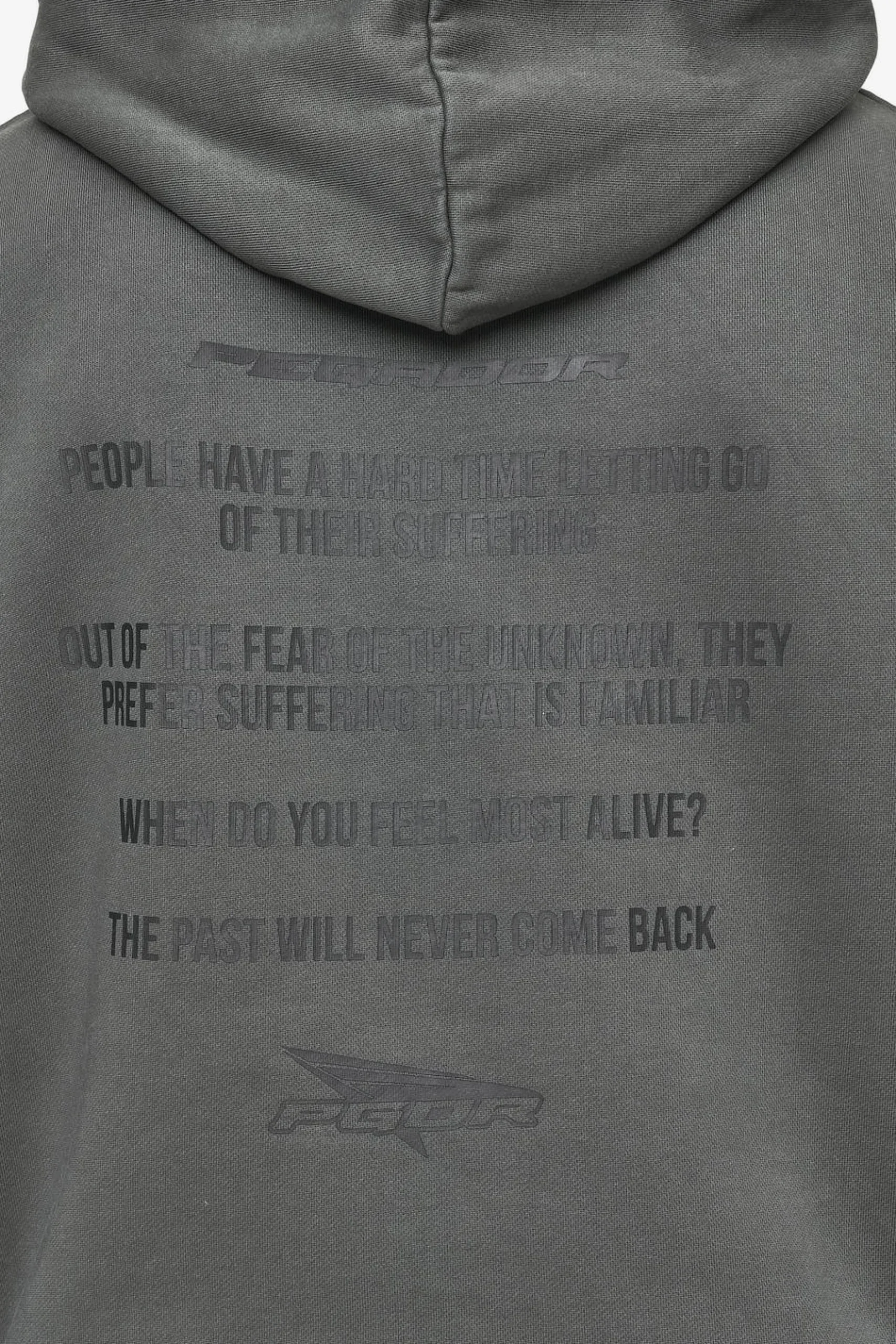Pegador Hoodies|Dubose Oversized Hoodie Vintage Anthracite