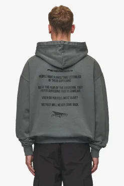 Pegador Hoodies|Dubose Oversized Hoodie Vintage Anthracite