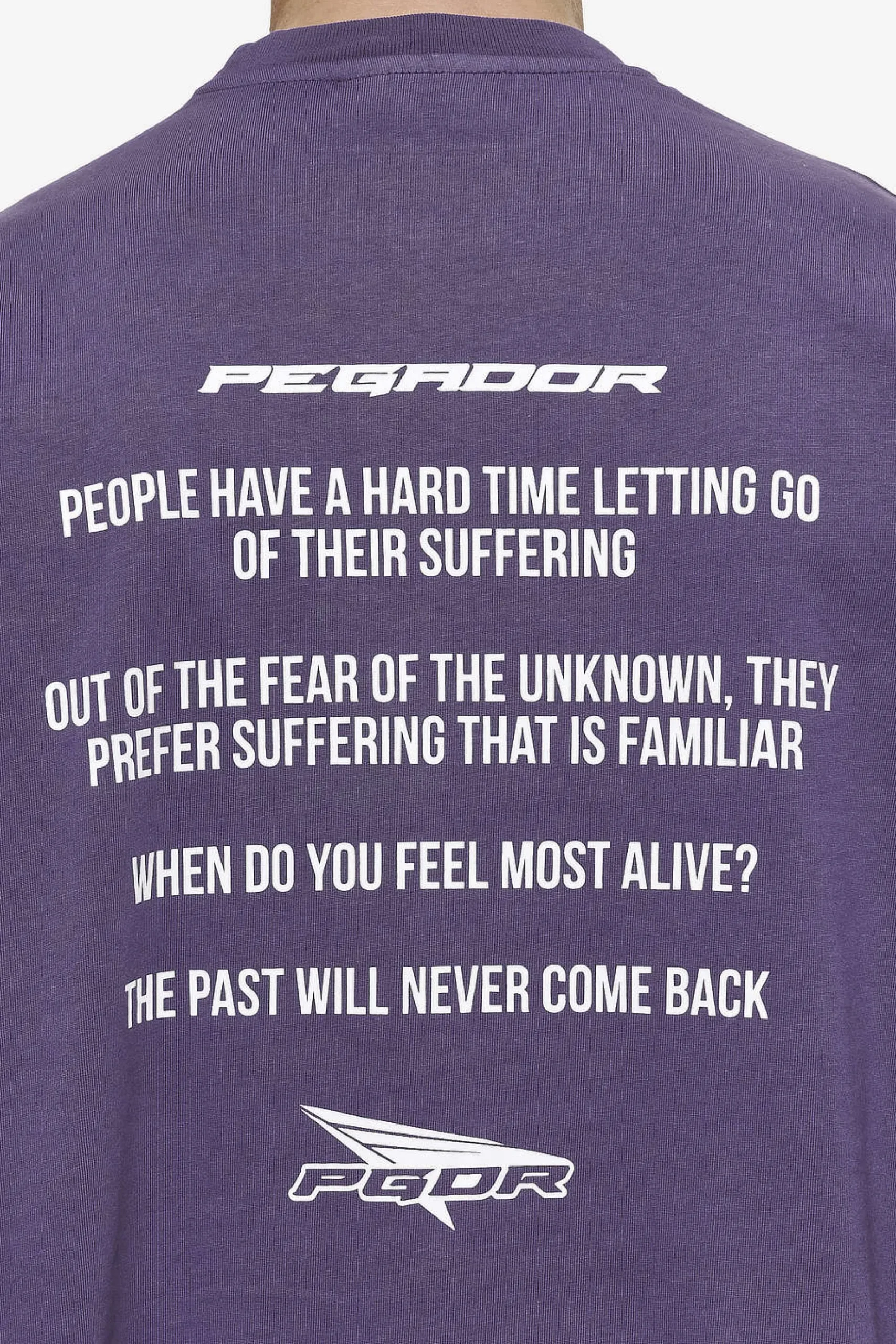 Pegador Tees|Dubose Oversized Tee Vintage Deep Purple
