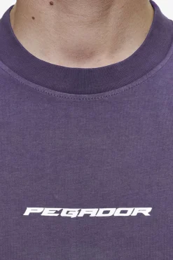 Pegador Tees|Dubose Oversized Tee Vintage Deep Purple