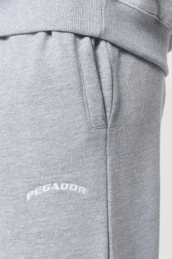 Pegador Pants|Durward High Waisted Sweat Pants Grey Melange