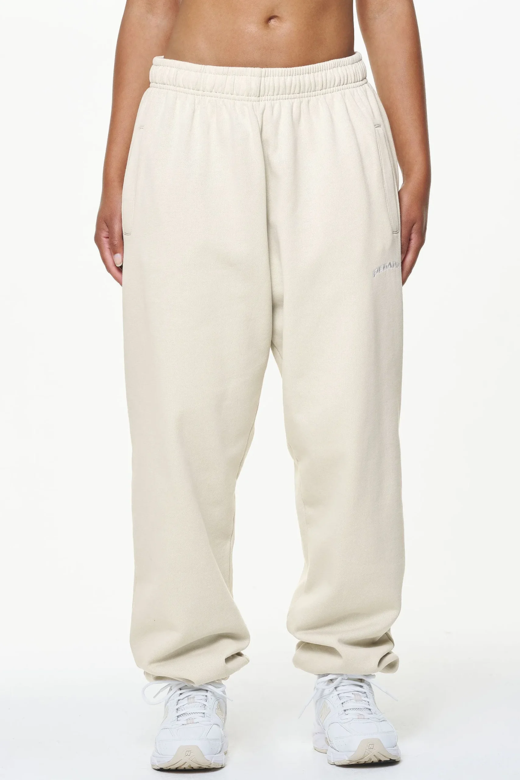Pegador Pants|Durward High Waisted Sweat Pants Vintage Washed Bone White