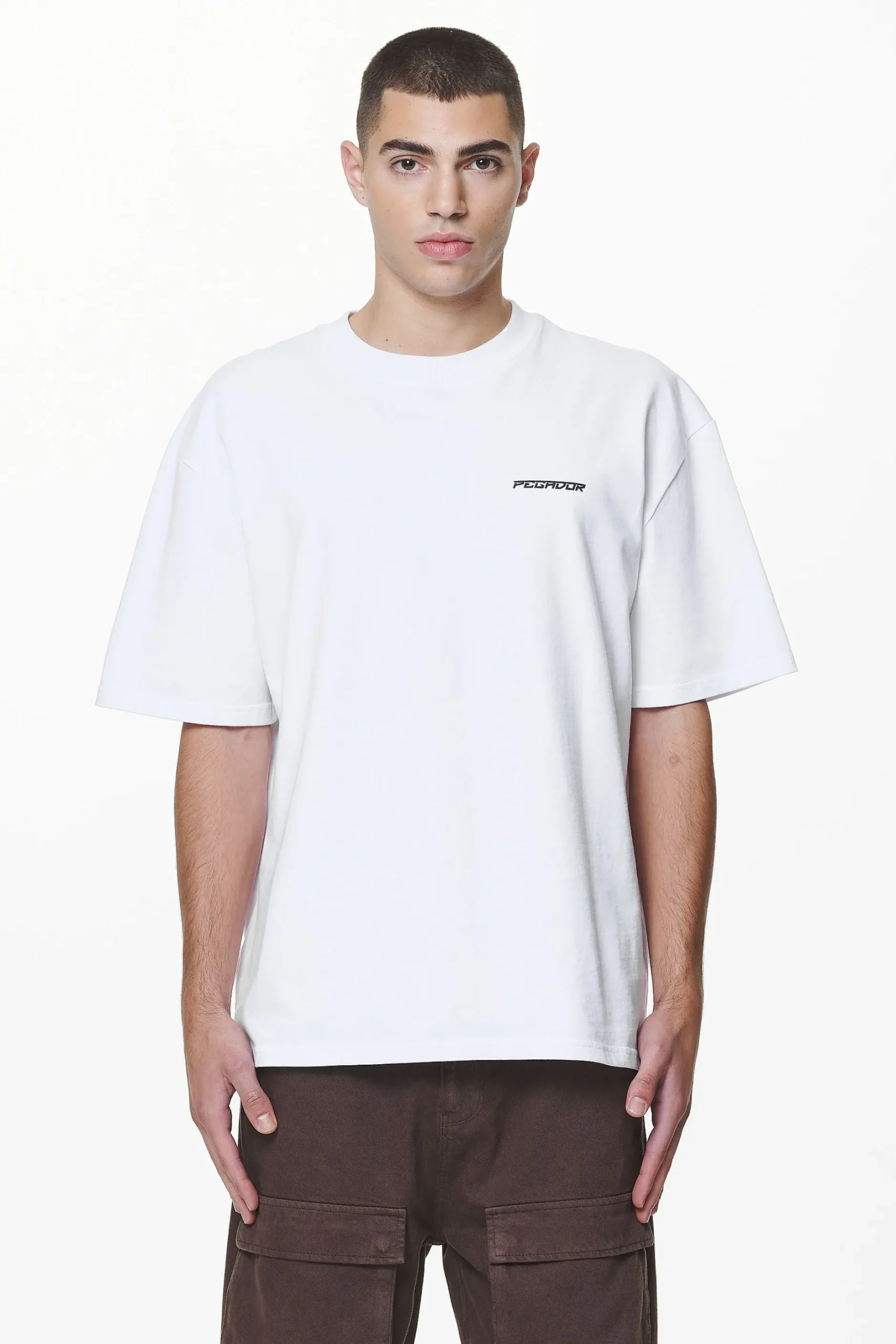 Pegador Tees|Eads Oversized Tee White