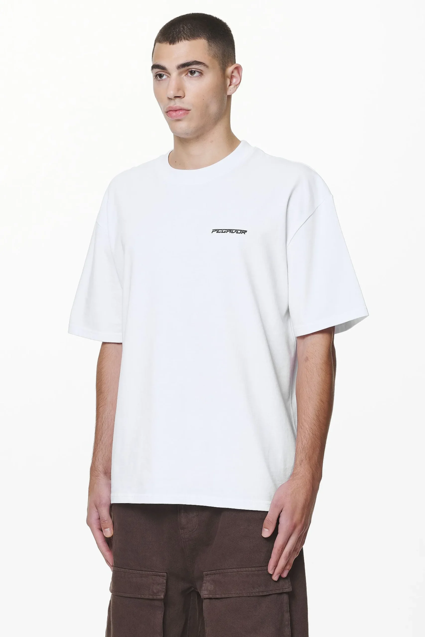 Pegador Tees|Eads Oversized Tee White
