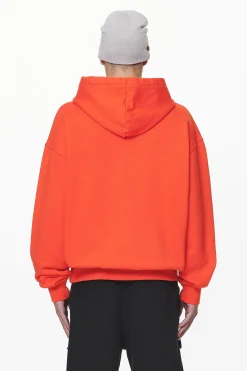 Pegador Hoodies|Eazor Oversized Hoodie Washed Signal Red
