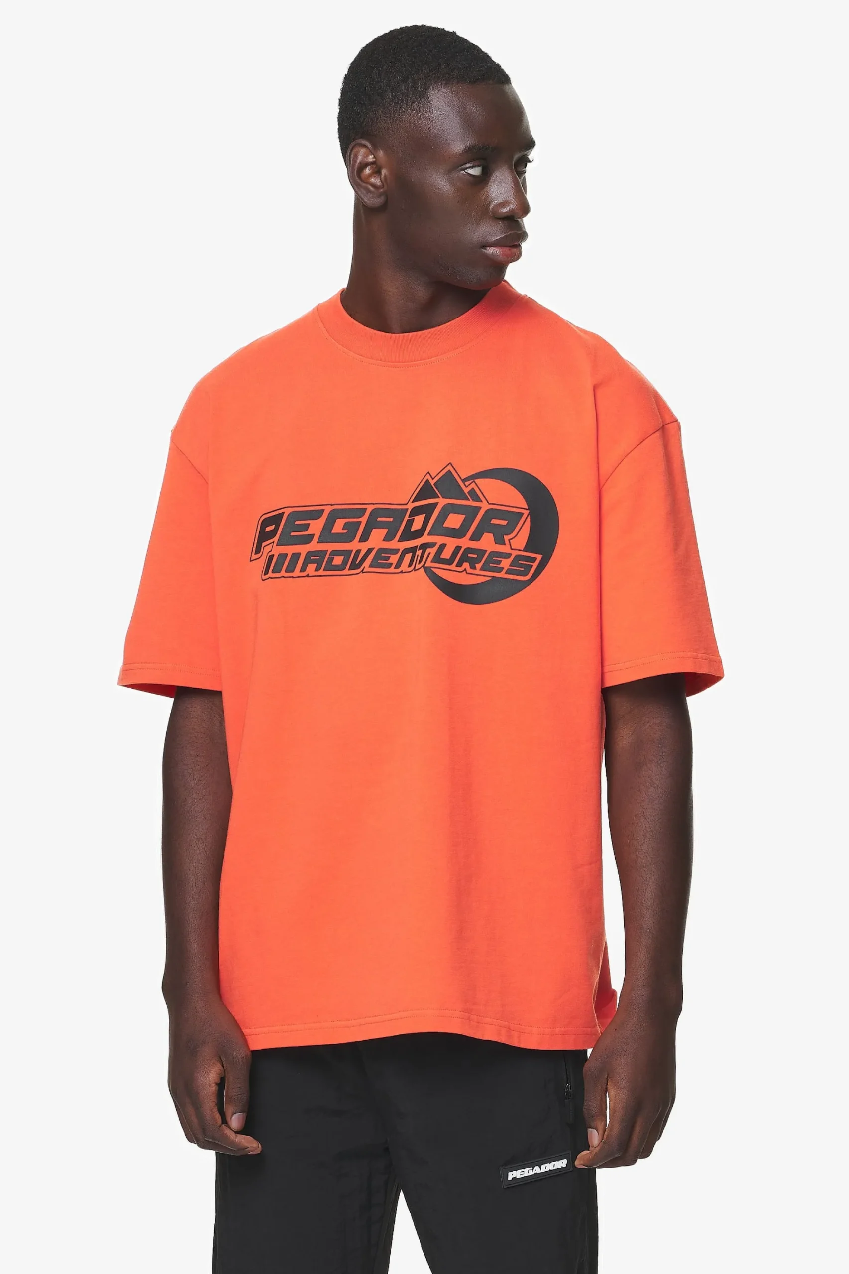 Pegador Tees|Eazor Oversized Tee Washed Signal Red