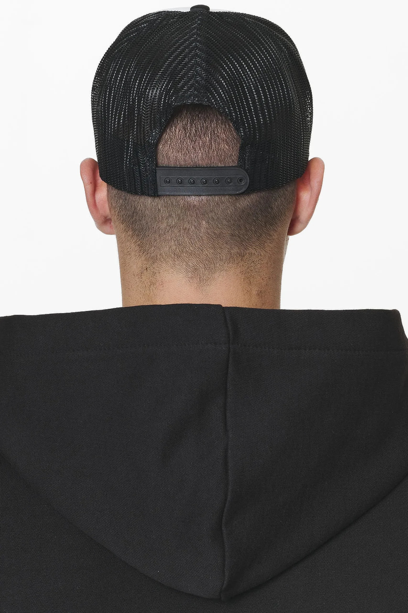 Pegador Caps & Hats|Eazor Trucker Cap Black White