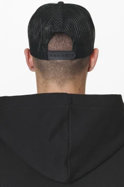 Pegador Caps & Hats|Eazor Trucker Cap Black White