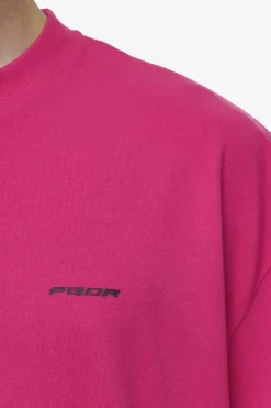 Pegador Tees|Edens Oversized Tee Washed Virtual Pink