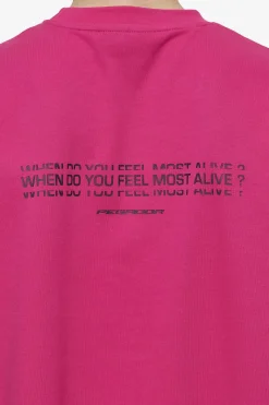 Pegador Tees|Edens Oversized Tee Washed Virtual Pink