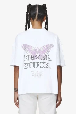 Pegador Tees|Eira Oversized Tee White