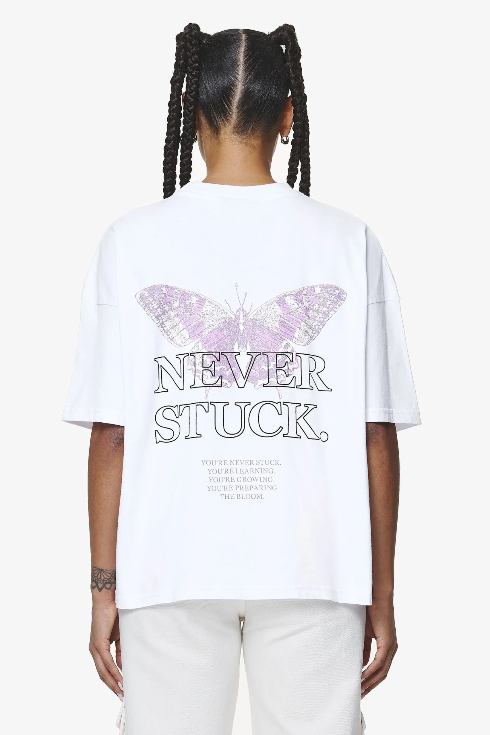 Pegador Tees|Eira Oversized Tee White