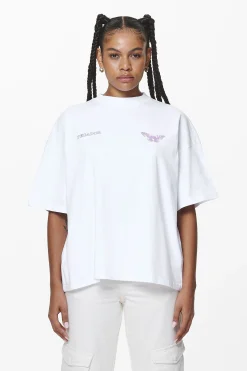 Pegador Tees|Eira Oversized Tee White