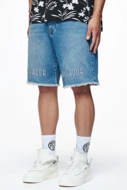 Pegador Shorts|Elder Jeans Shorts Washed Vintage Blue