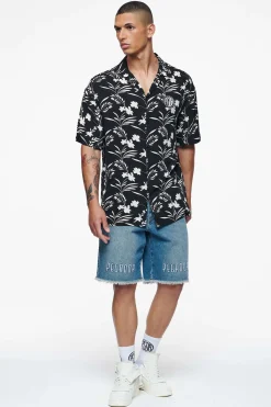 Pegador Shorts|Elder Jeans Shorts Washed Vintage Blue