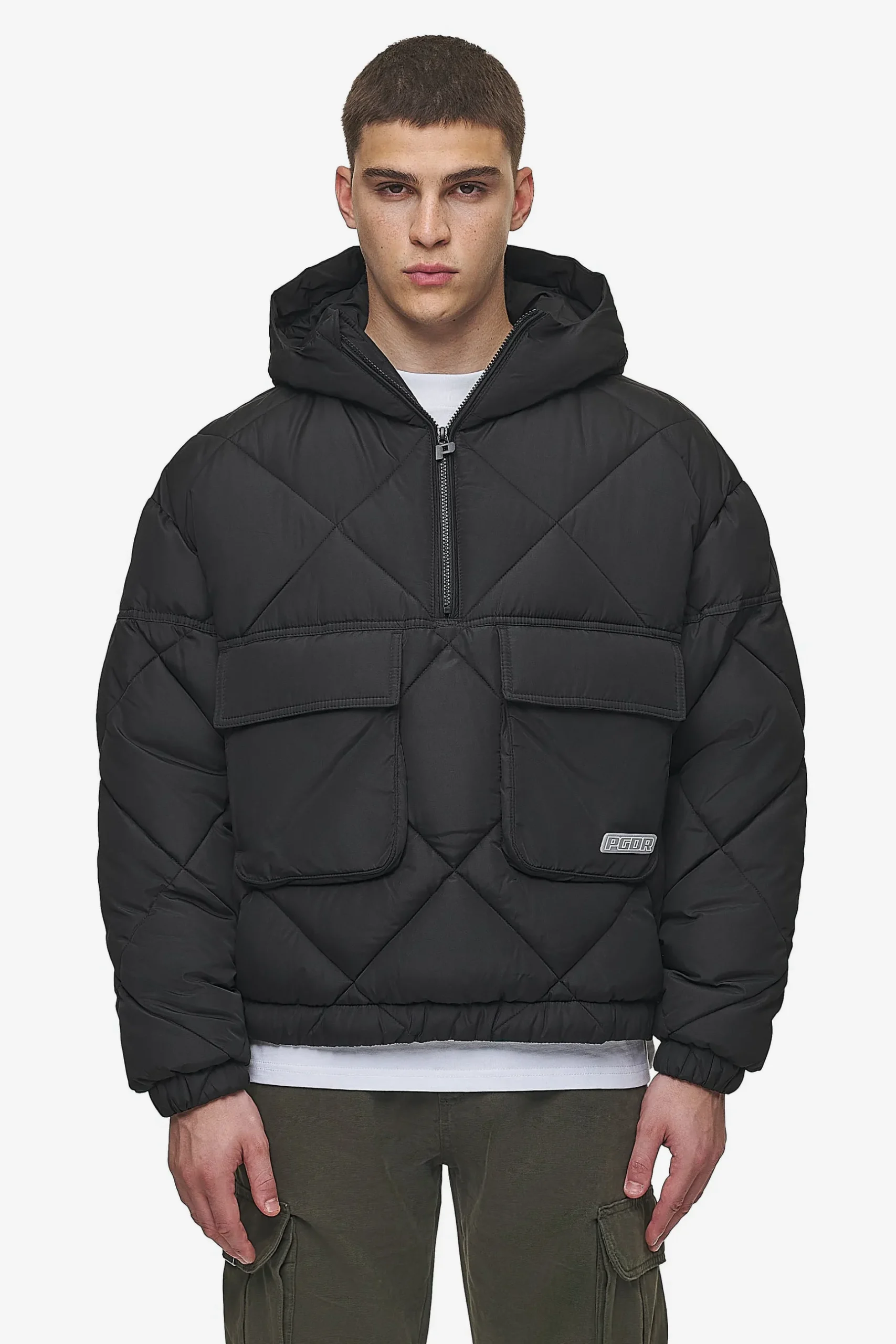 Pegador Jackets|Eldred Jump-In Puffer Jacket Black
