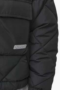 Pegador Jackets|Eldred Jump-In Puffer Jacket Black