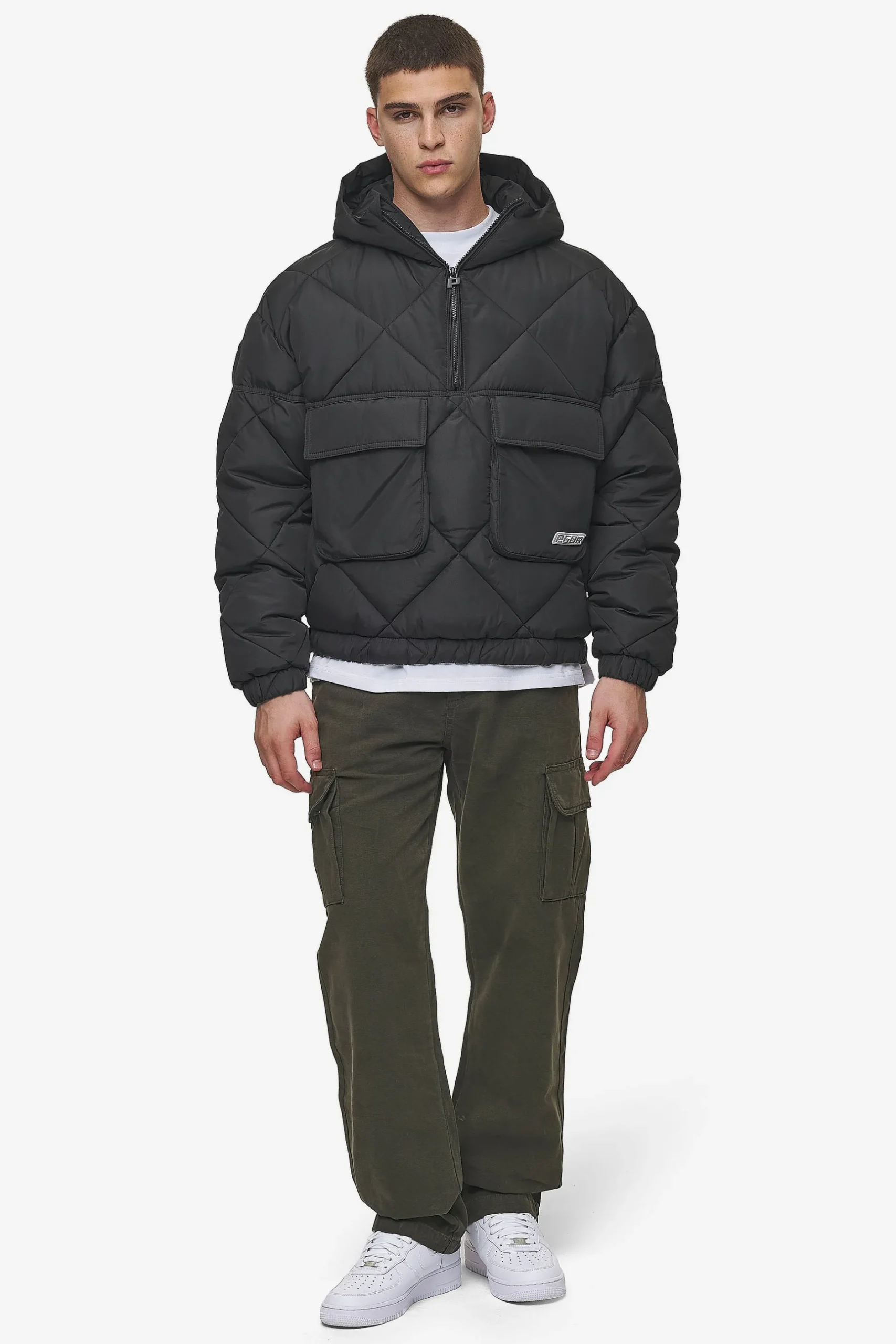 Pegador Jackets|Eldred Jump-In Puffer Jacket Black