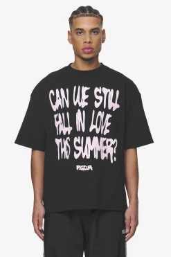 Pegador Tees|Elgin Boxy Tee Washed black