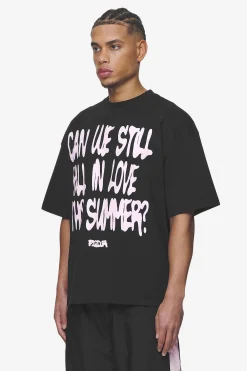 Pegador Tees|Elgin Boxy Tee Washed black