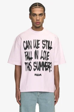 Pegador Tees|Elgin Boxy Tee Washed bubblegum