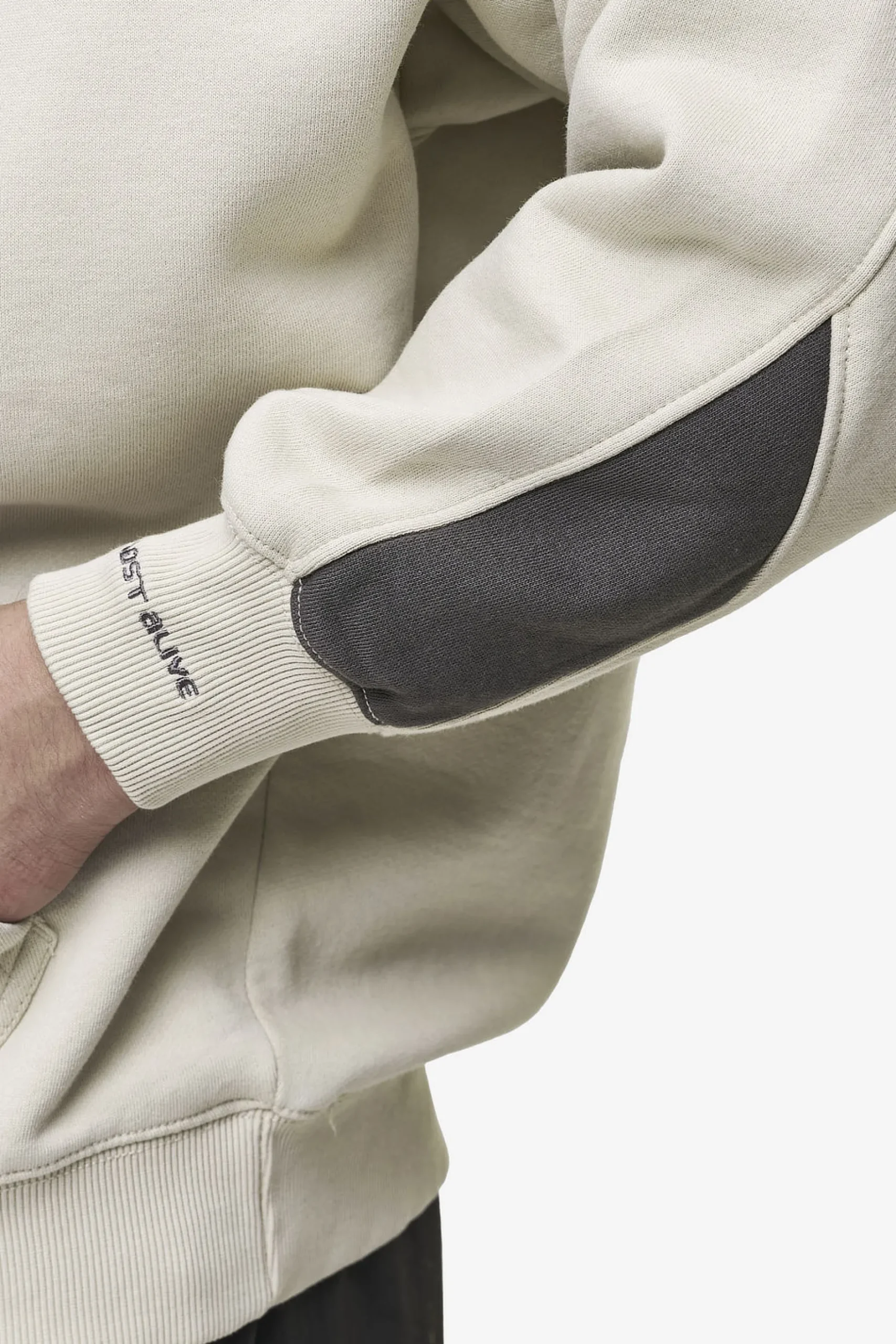 Pegador Hoodies|Enrith Boxy Hoodie Washed Light Beige