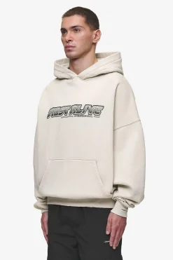 Pegador Hoodies|Enrith Boxy Hoodie Washed Light Beige