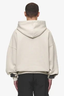 Pegador Hoodies|Enrith Boxy Hoodie Washed Light Beige