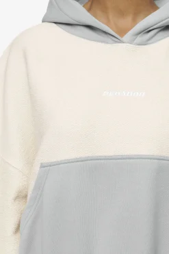 Pegador Hoodies|Estela Inside-Out Oversized Hoodie Coast Sand Sky Grey