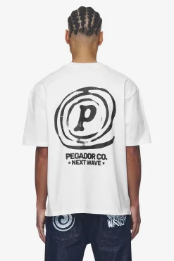 Pegador Tees|Fallon Oversized Tee White