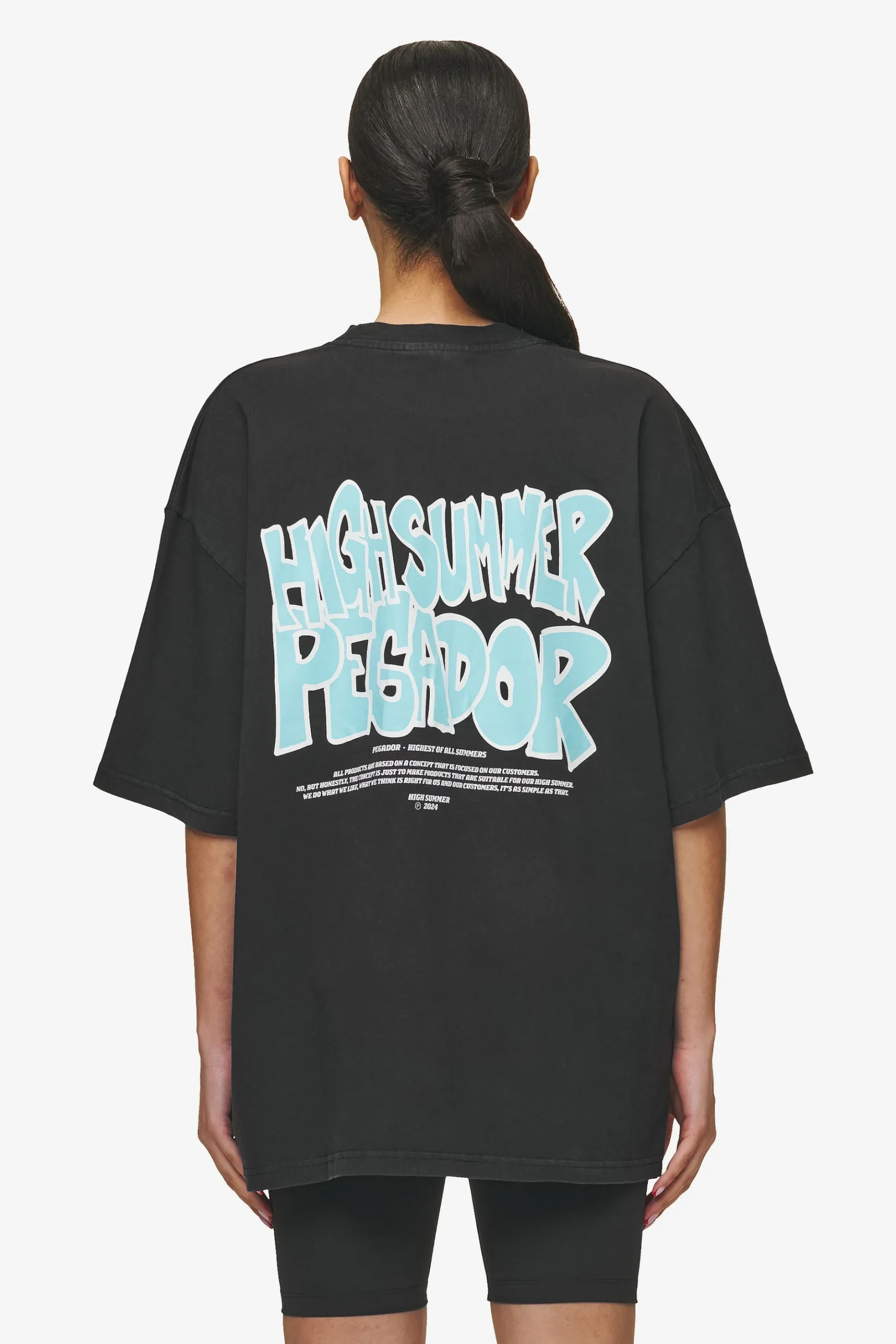 Pegador Tees|Farrar Boxy Tee Vintage black