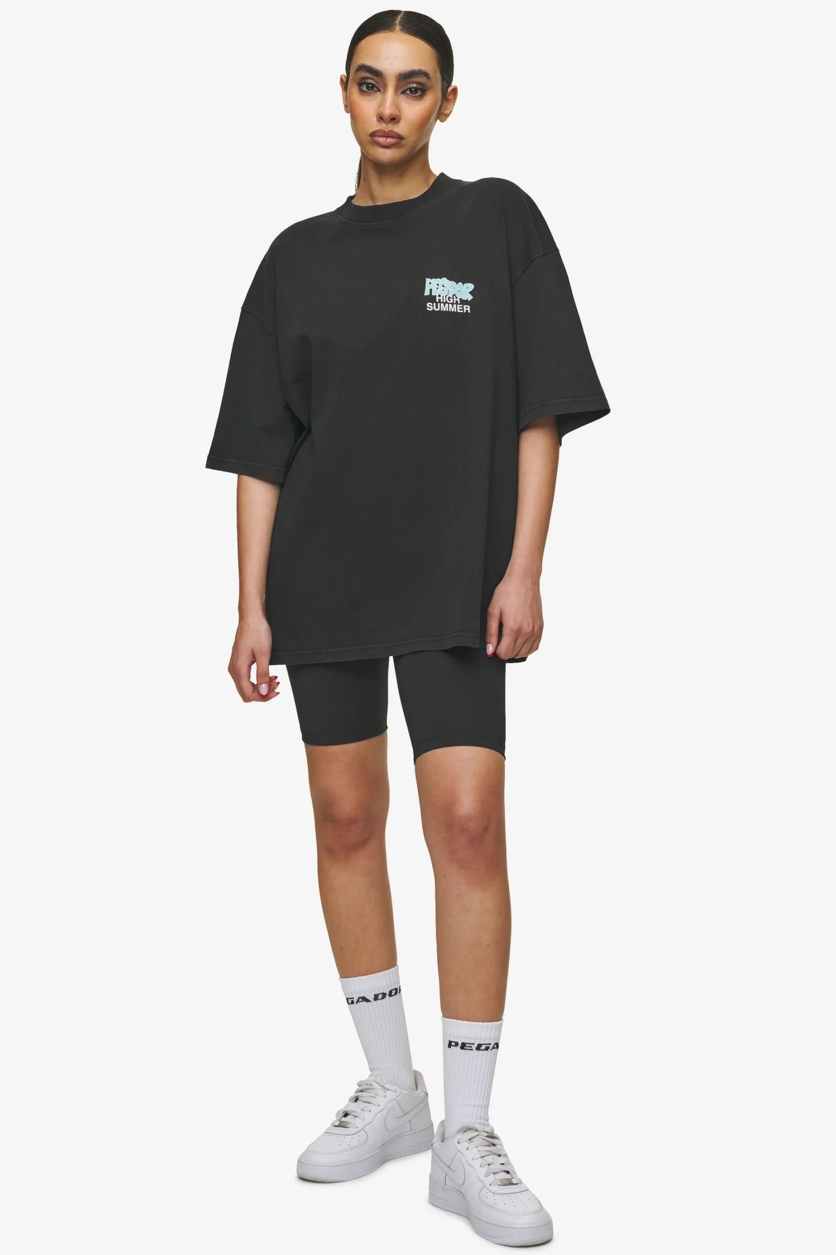 Pegador Tees|Farrar Boxy Tee Vintage black