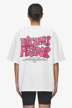 Pegador Tees|Farrar Boxy Tee White