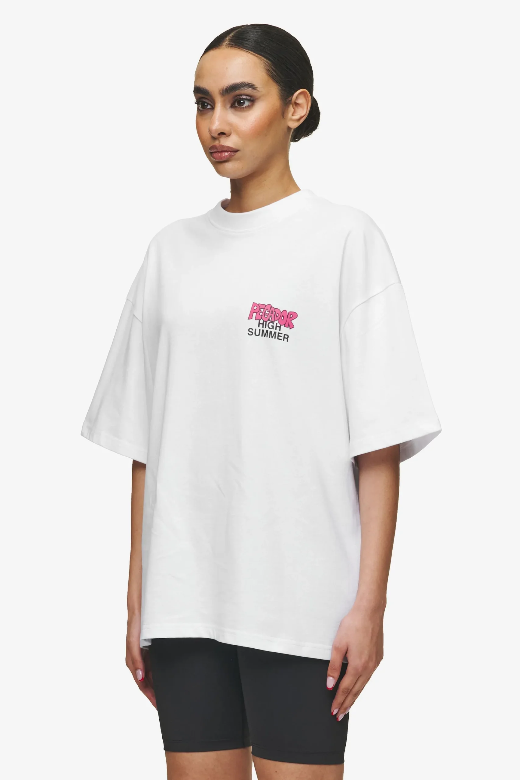 Pegador Tees|Farrar Boxy Tee White