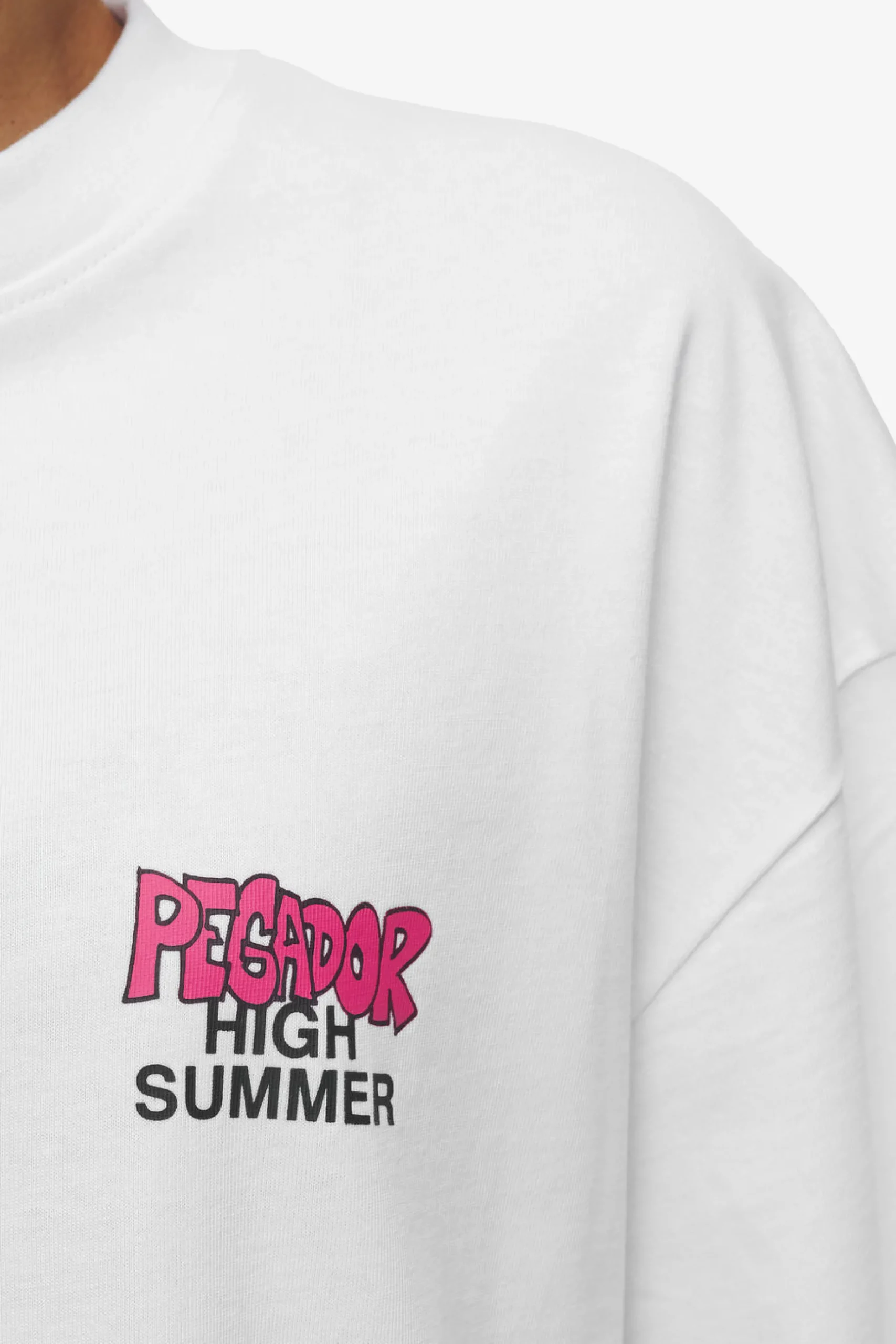 Pegador Tees|Farrar Boxy Tee White