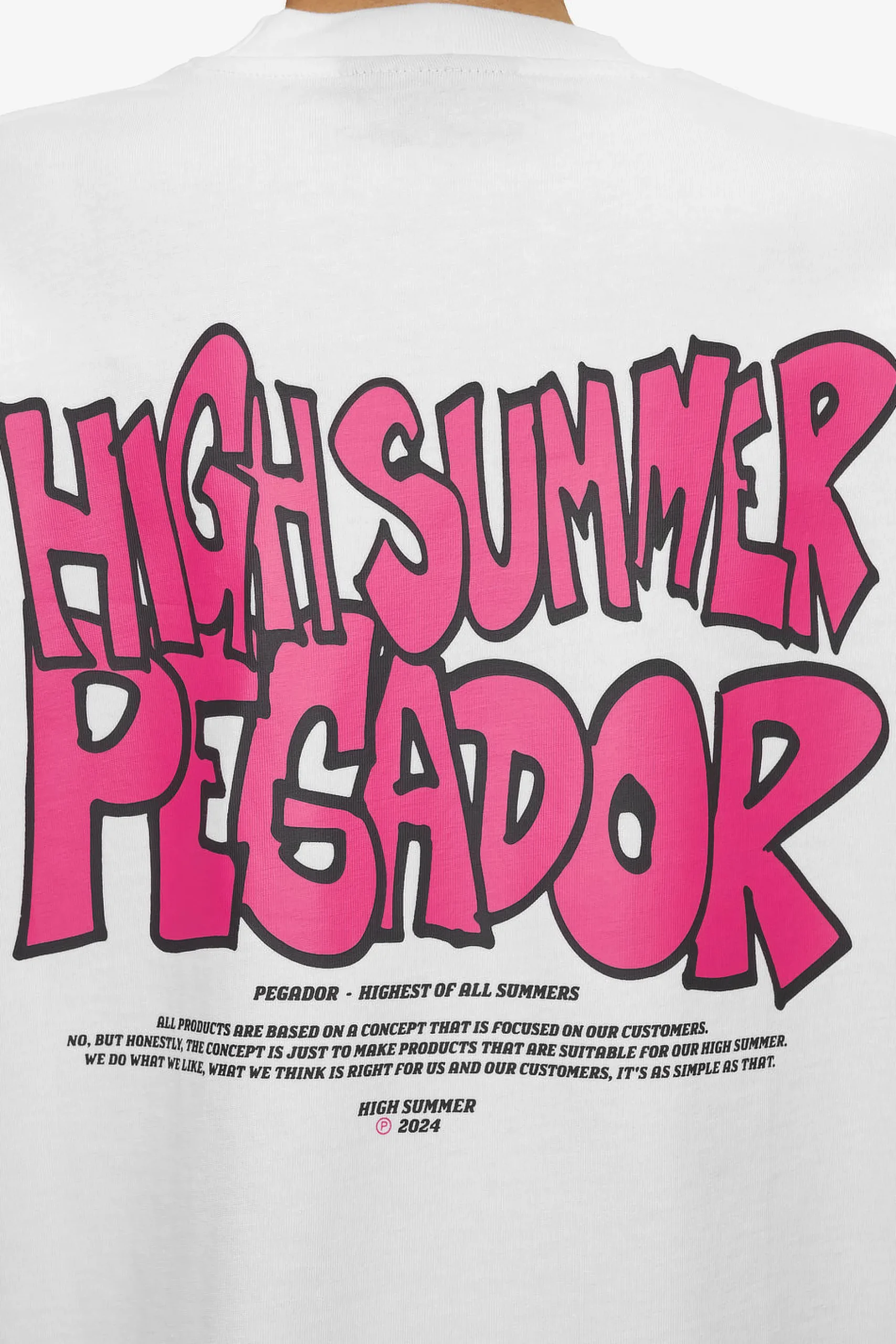 Pegador Tees|Farrar Boxy Tee White