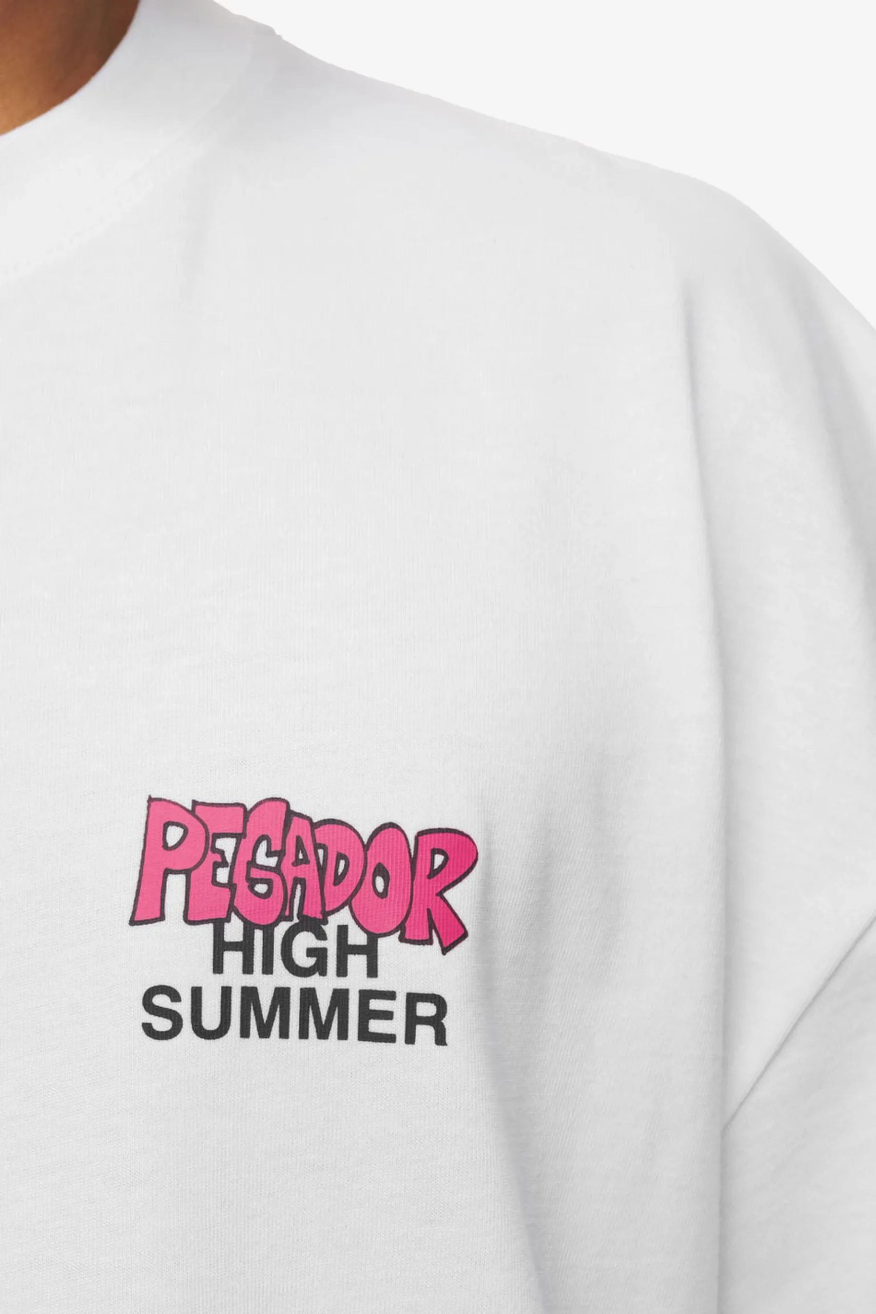 Pegador Tees|Farrar Boxy Tee White
