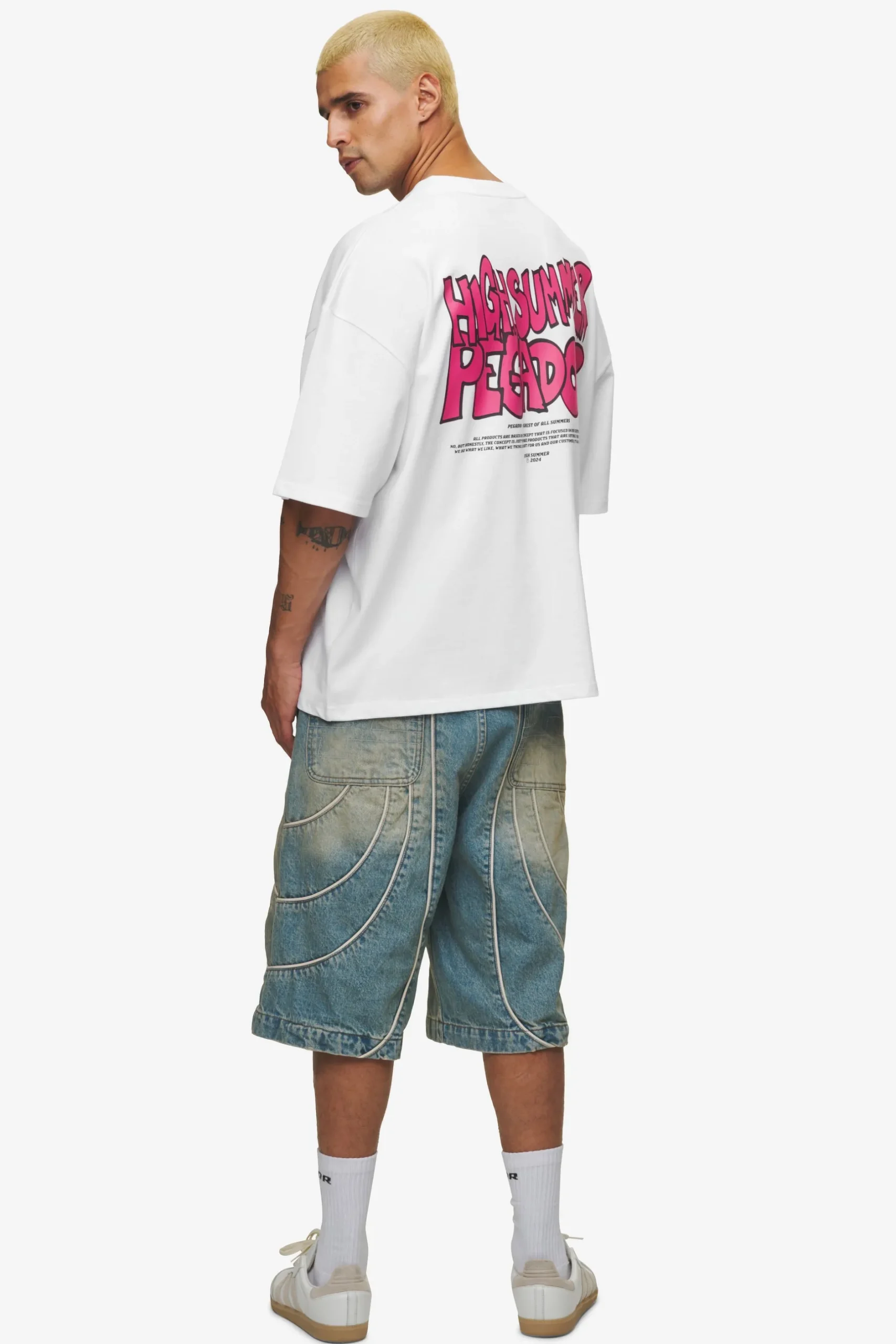 Pegador Tees|Farrar Boxy Tee White