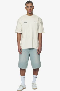 Pegador Tees|Farren Oversized Tee Washed Salty Cream