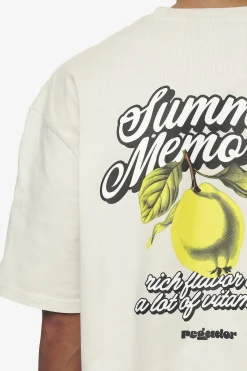 Pegador Tees|Farren Oversized Tee Washed Salty Cream