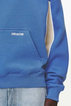 Pegador Hoodies|Farro Boxy Hoodie Washed Retro Blue