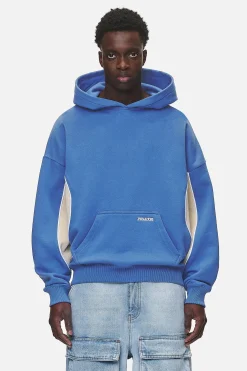 Pegador Hoodies|Farro Boxy Hoodie Washed Retro Blue