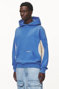 Pegador Hoodies|Farro Boxy Hoodie Washed Retro Blue
