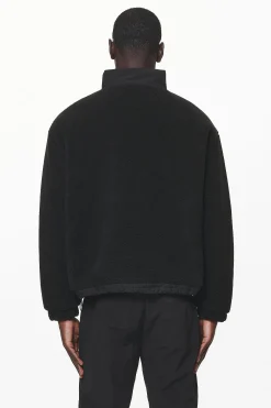 Pegador Sweaters|Fierro Teddy Halfzip Sweater Black
