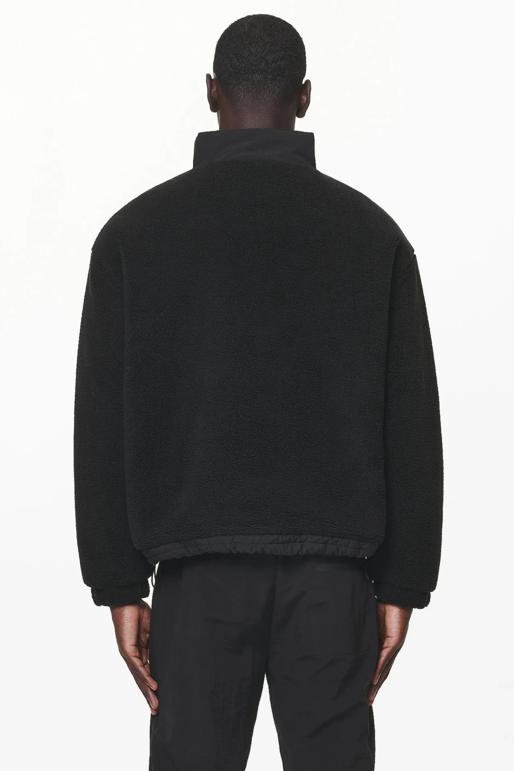 Pegador Sweaters|Fierro Teddy Halfzip Sweater Black