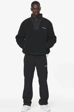Pegador Sweaters|Fierro Teddy Halfzip Sweater Black