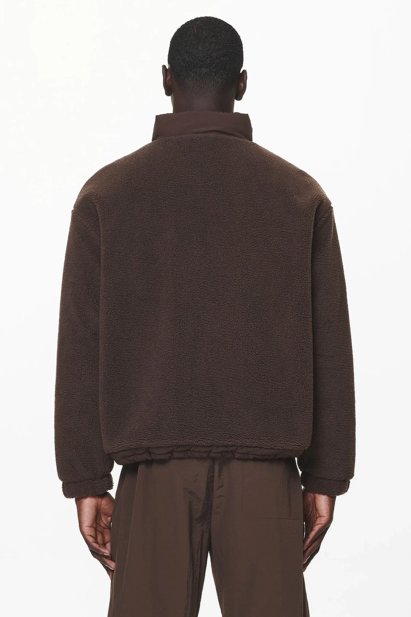 Pegador Sweaters|Fierro Teddy Halfzip Sweater Oak Brown