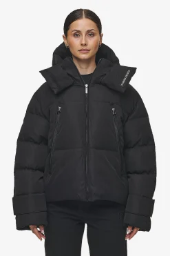 Pegador Jackets|Fira Oversized Puffer Jacket Black